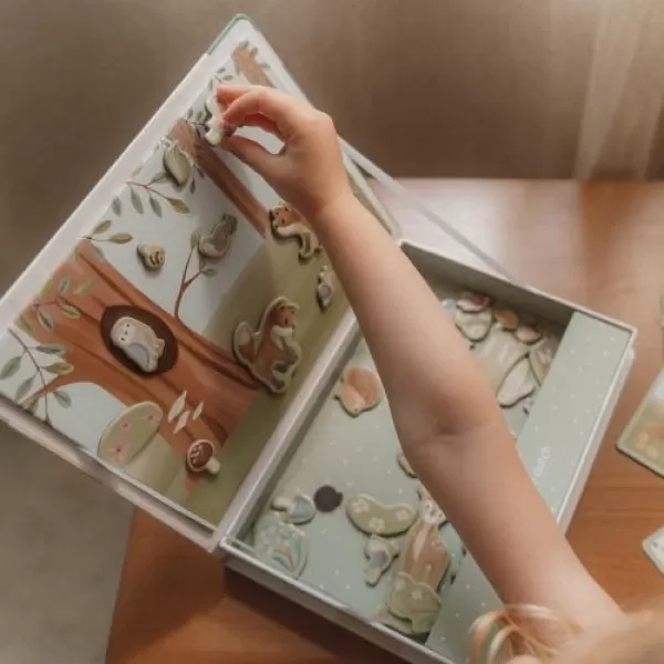 Little Dutch Magnetická hra Forest Friends