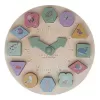 Little Dutch Hodiny s puzzle kostkami dřevěné Farma