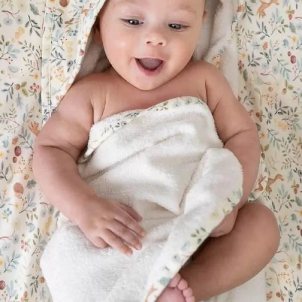 Little Dutch Osuška s kapucí 100x100 cm Forest Wonders