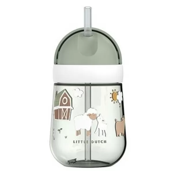 Little Dutch Hrnek s brčkem 300 ml 9m+ Farma