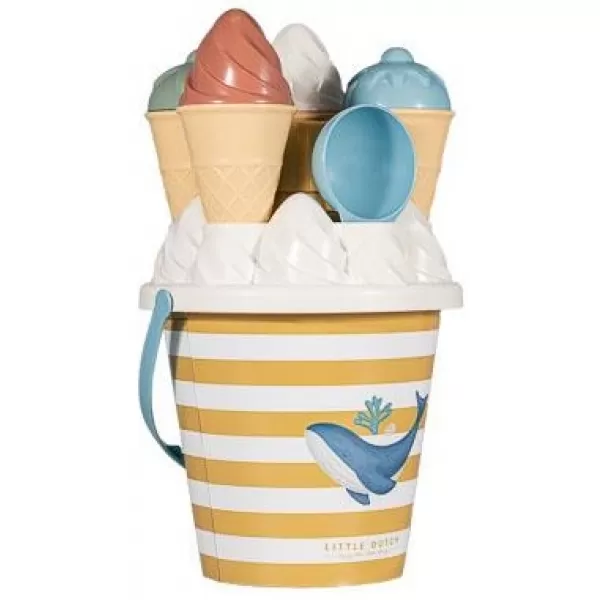 Little Dutch Sada na písek kyblík se zmrzlinou