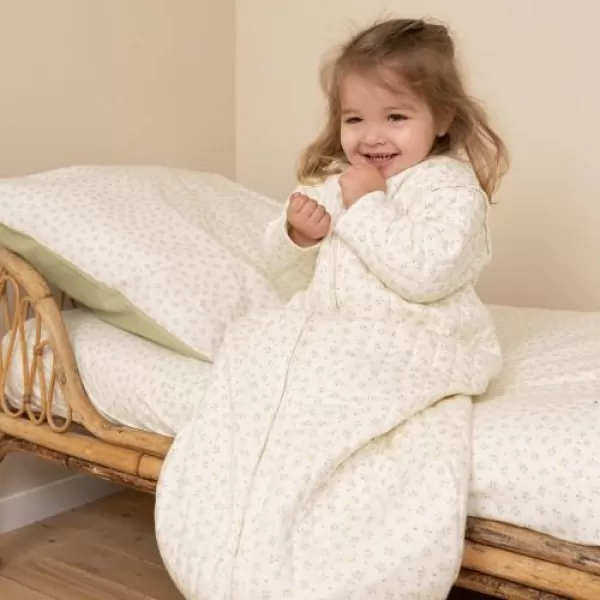 Little Dutch Spací pytel s oddělitelnými rukávy 110 cm Blueberry Leaves