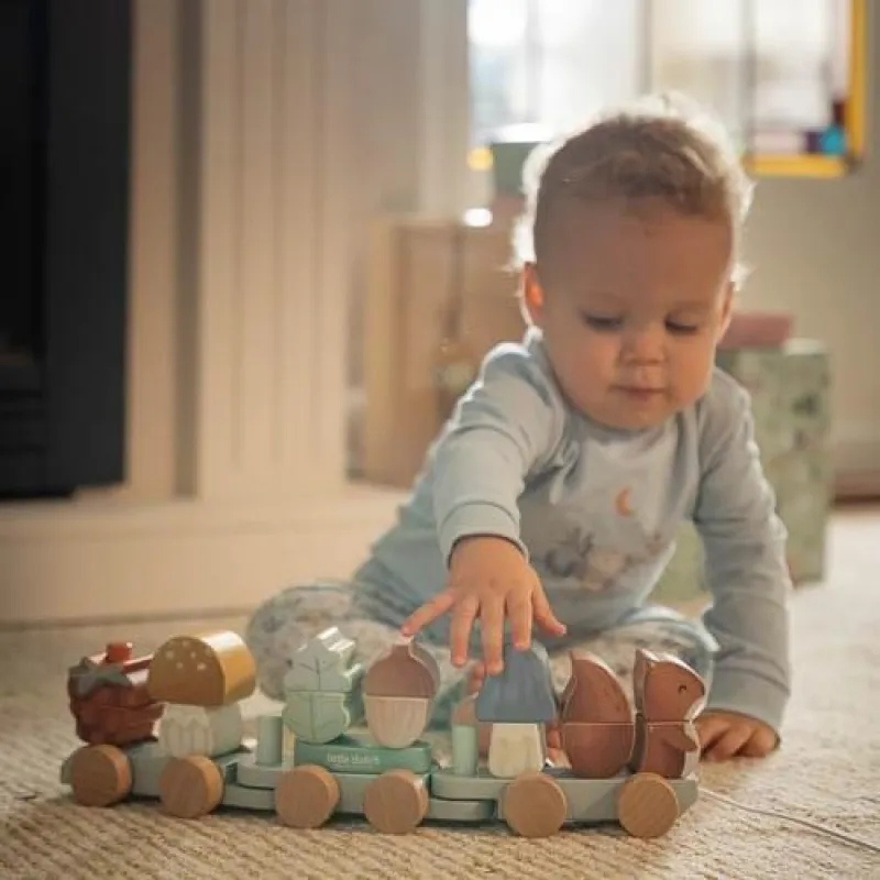 Little Dutch Vláček dřevěný veverka