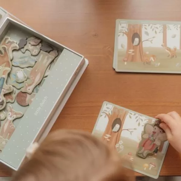 Little Dutch Magnetická hra Forest Friends