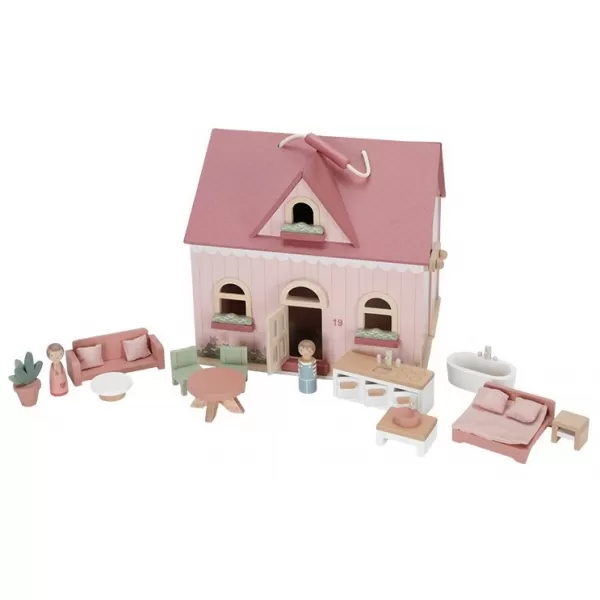 Little Dutch Domeček pro panenky dřevěný přenosný