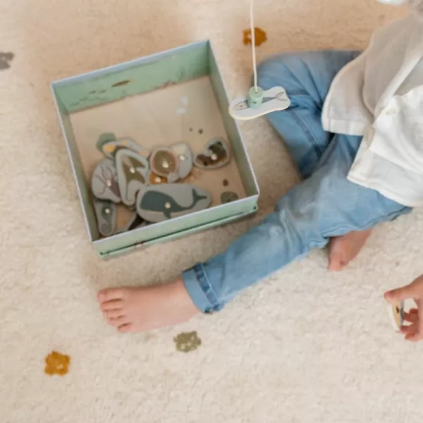 Little Dutch Rybářská hra dřevěná s magnety