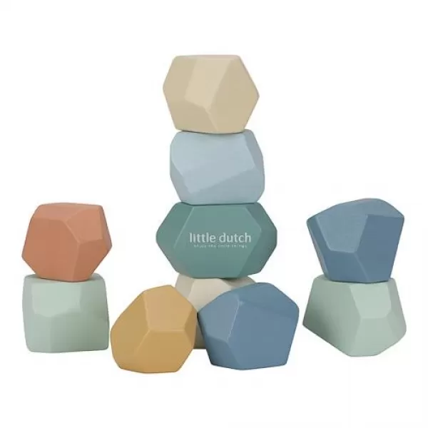 Little Dutch Stohovací kameny dřevěné Forest Friends