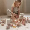 Little Dutch Kostky dřevěné 50 ks v tubě Fairy Garden