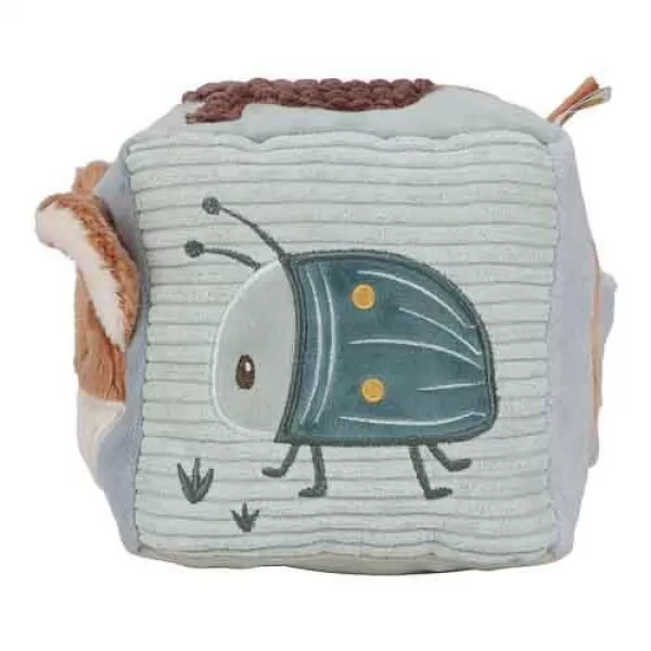 Little Dutch Kostka textilní s aktivitami Forest Friends