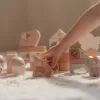 Little Dutch Kostky dřevěné 50 ks v tubě Fairy Garden