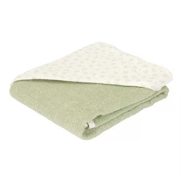 Little Dutch Osuška s kapucí 100x100 cm Blueberry Leaves