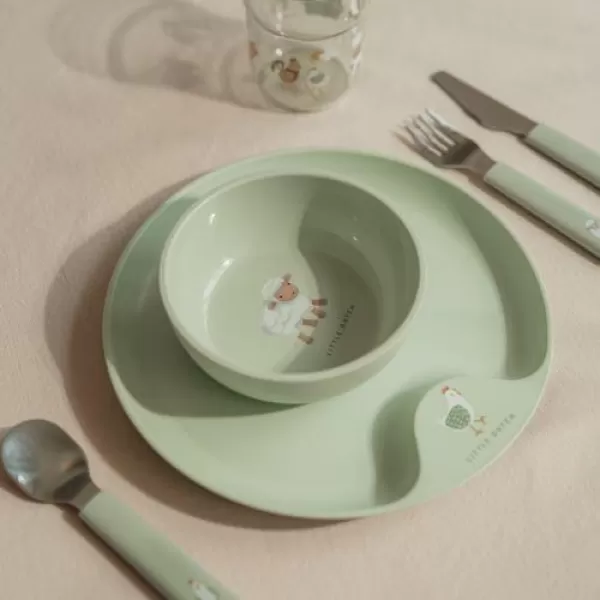 Little Dutch Dětský talíř Farma