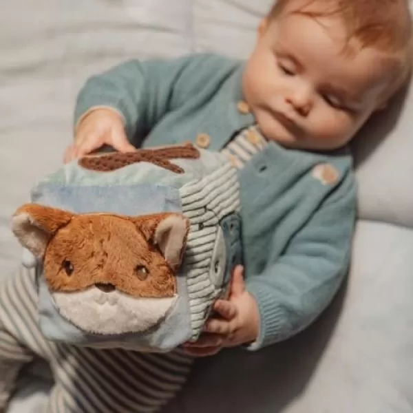 Little Dutch Kostka textilní s aktivitami Forest Friends