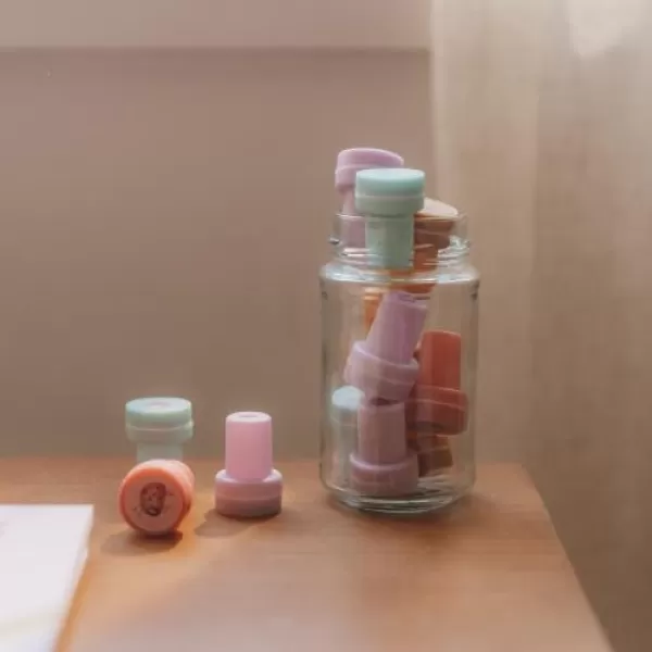 Little Dutch Razítka samobarvicí 16 ks Fairy Garden