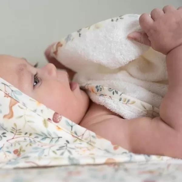 Little Dutch Osuška s kapucí 100x100 cm Forest Wonders