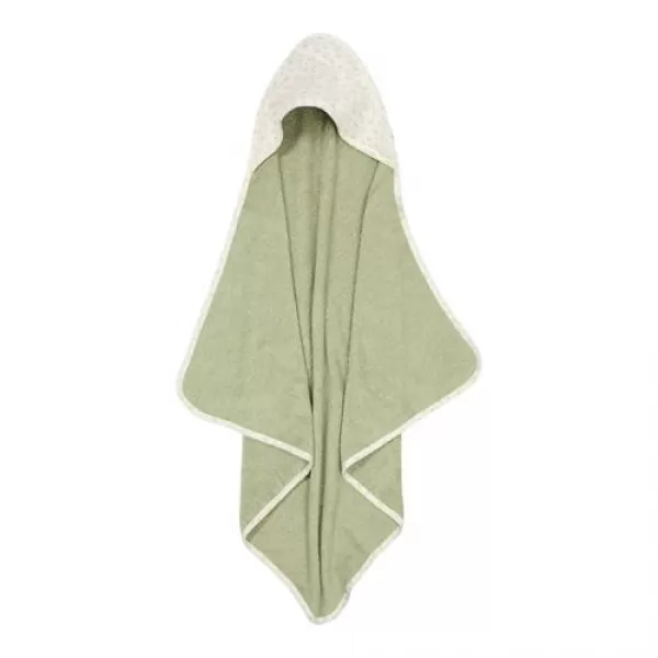 Little Dutch Osuška s kapucí 100x100 cm Blueberry Leaves