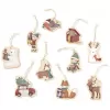 Little Dutch Vánoční ozdoby dřevěné 10 ks