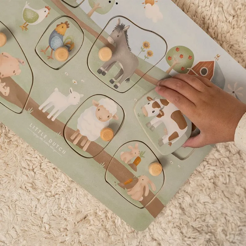 Little Dutch Vkládací puzzle se zvukem