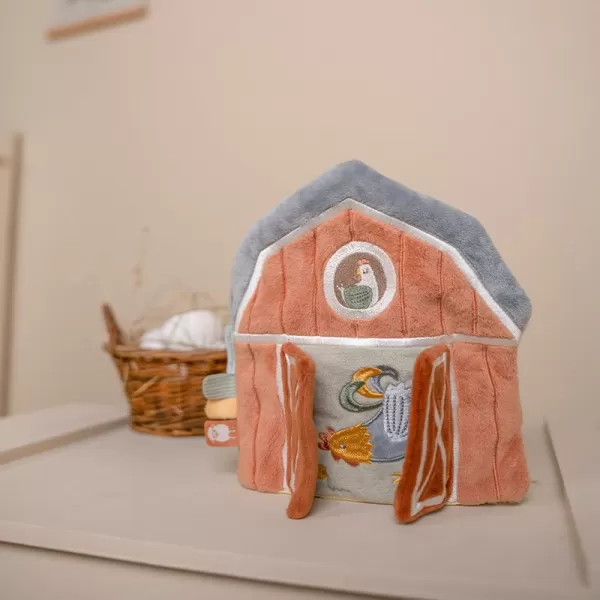 Little Dutch Textilní knížka s aktivitami Farma