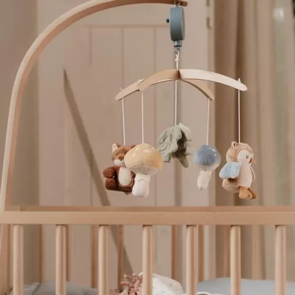 Little Dutch Hudební kolotoč dřevěný Forest Friends