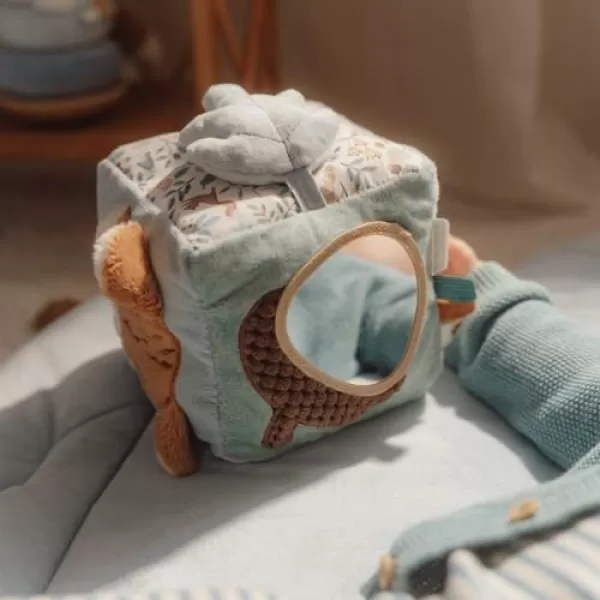 Little Dutch Kostka textilní s aktivitami Forest Friends