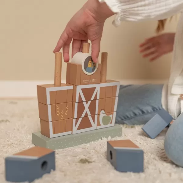 Little Dutch Stavebnice dřevěná Farma