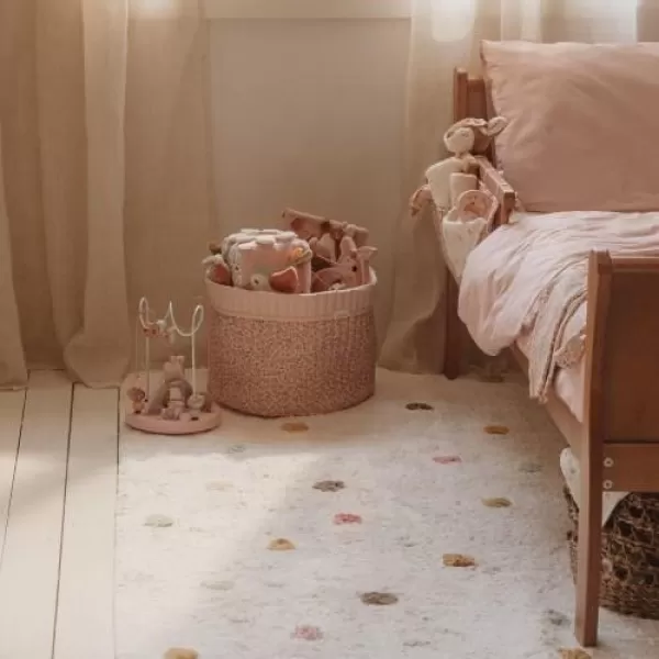 Little Dutch Kostka textilní s aktivitami Fairy Garden