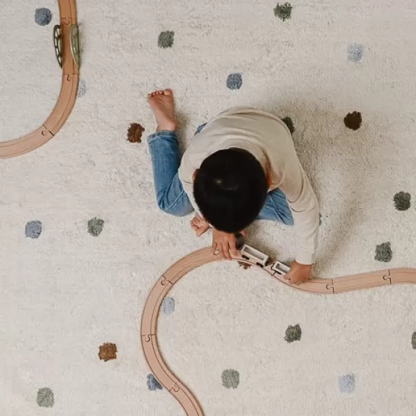 Little Dutch Koberec puntíky 120x170 cm