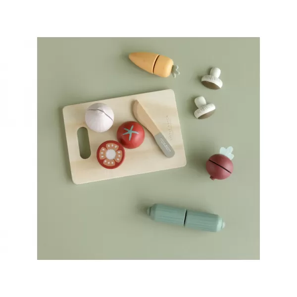 Little Dutch Krájecí zelenina dřevěná