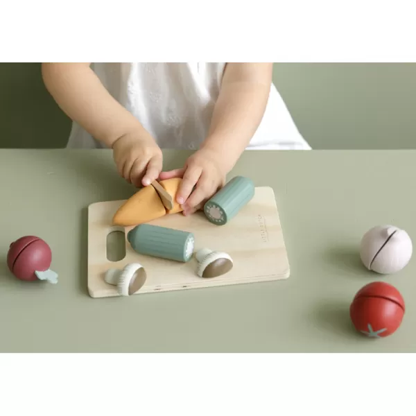 Little Dutch Krájecí zelenina dřevěná