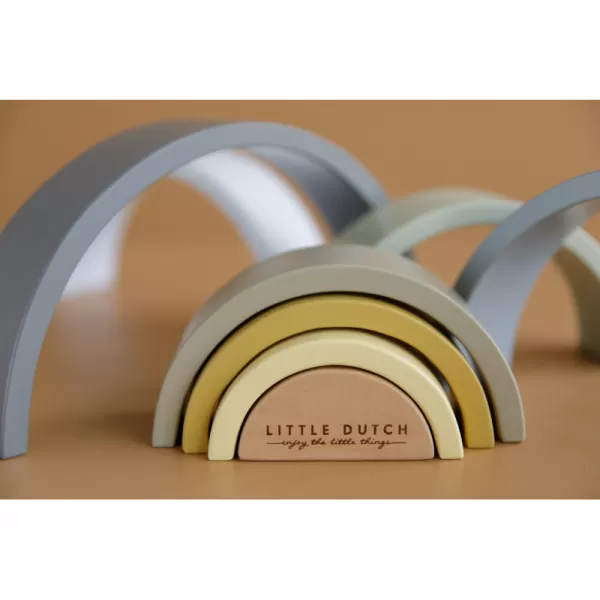 Little Dutch Skládačka dřevěná duha