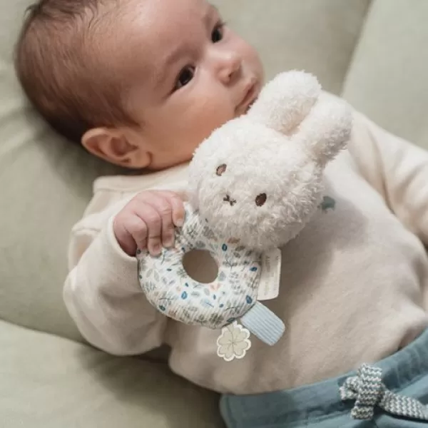 Little Dutch Chrastítko králíček Miffy Lucky Leaves