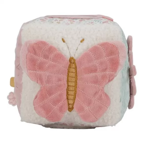 Little Dutch Kostka textilní s aktivitami králíček Miffy Lucky Blossom