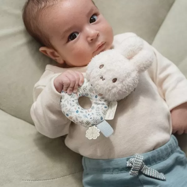 Little Dutch Chrastítko králíček Miffy Lucky Leaves