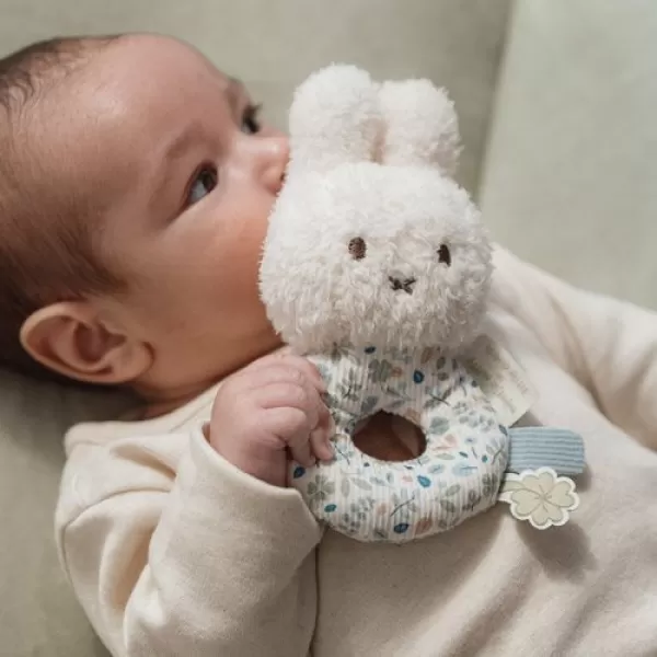 Little Dutch Chrastítko králíček Miffy Lucky Leaves