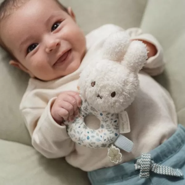 Little Dutch Chrastítko králíček Miffy Lucky Leaves