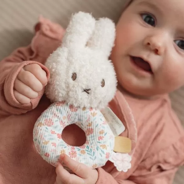 Little Dutch Chrastítko králíček Miffy Lucky Blossom