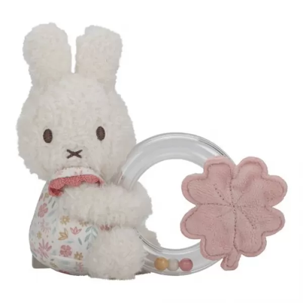 Little Dutch Chrastítko s korálky králíček Miffy Lucky Blossom