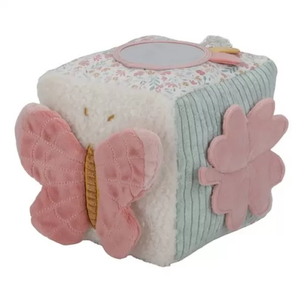 Little Dutch Kostka textilní s aktivitami králíček Miffy Lucky Blossom