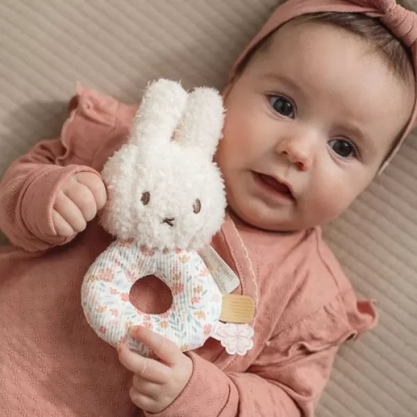 Little Dutch Chrastítko králíček Miffy Lucky Blossom