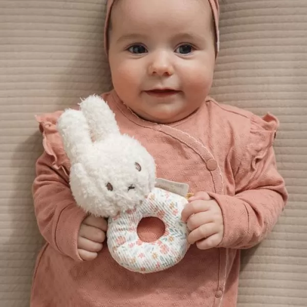 Little Dutch Chrastítko králíček Miffy Lucky Blossom