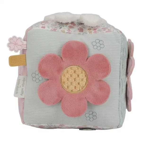 Little Dutch Kostka textilní s aktivitami králíček Miffy Lucky Blossom