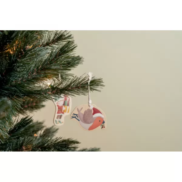 Little Dutch Vánoční ozdoby dřevěné 10 ks