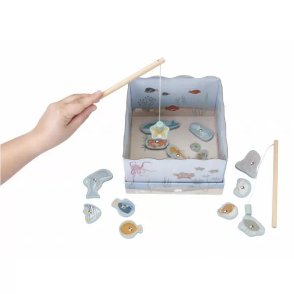 Little Dutch Rybářská hra dřevěná s magnety