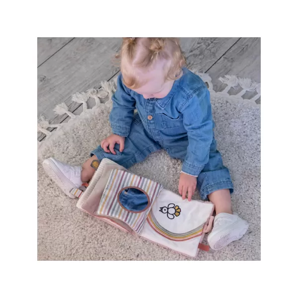 Little Dutch Textilní knížka s aktivitami králíček Miffy Fluffy