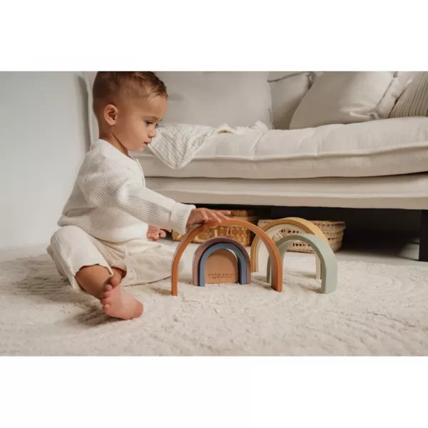 Little Dutch Skládačka dřevěná duha Vintage