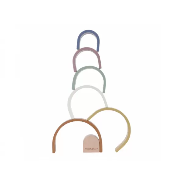 Little Dutch Skládačka dřevěná duha Vintage