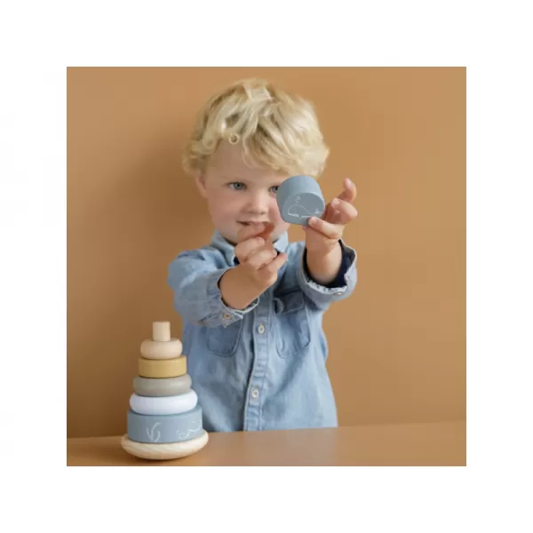 Little Dutch Nasazovací kroužky dřevěné