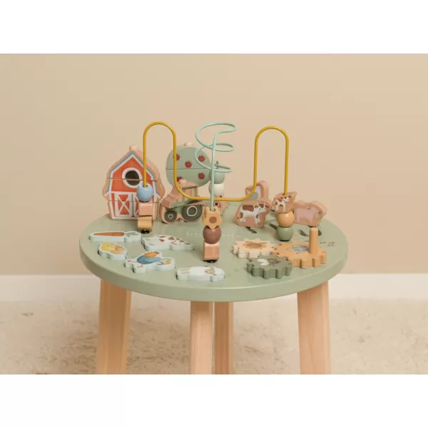 Little Dutch Stolek s aktivitami dřevěný Farma