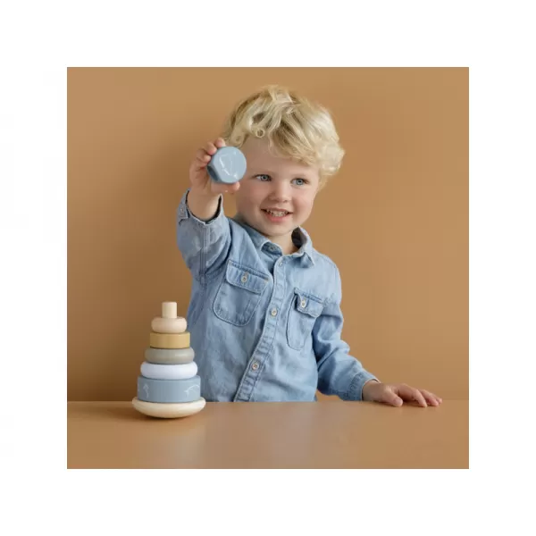 Little Dutch Nasazovací kroužky dřevěné